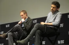 Son of Saul (Saul Fia) director László Nemes with Géza Röhrig (Saul)